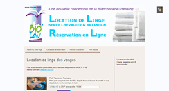 Desktop Screenshot of location-de-linge-serre-chevalier-bio-lav.com
